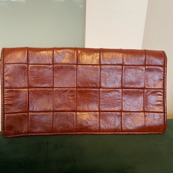 Faux leather clutch - Picture 1 of 4